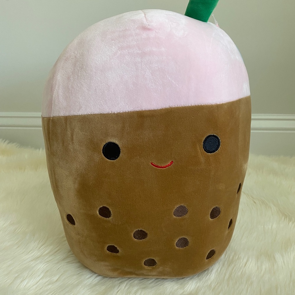 NWT Squishmallows 12” Bernice the Boba Tea
